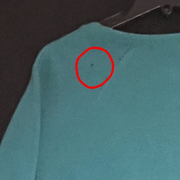 Neiman Marcus Teal Cashmere Sweater - Picture 4 of 6